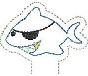 Stickdatei - ITH Stifteaufsatz Monster